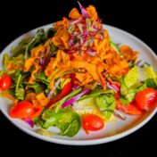 Crispy, sweet potato salad