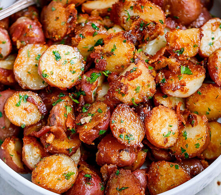 Parmesan Garlic Roasted Baby Potatoes Fresh Roasted Garlic Potatoes with Butter Parmesan – Best